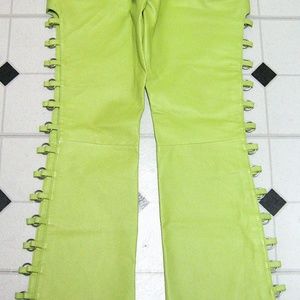 Wilson's Maxima green leather pants